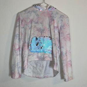 Girls Self Esteem Sequenced Hoodie